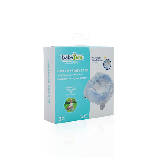 Babyjem Portatif Lazımlık Yedek Poşeti̇ 20'li Kutulu