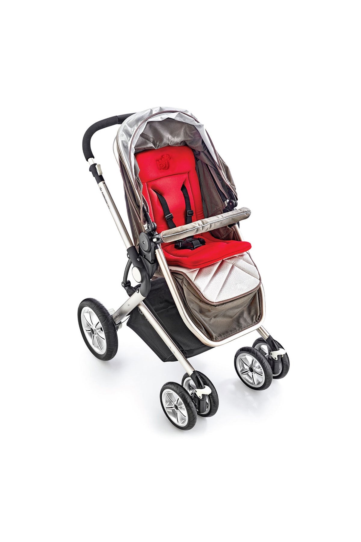 Babyjem Puset Minderi̇ Gri̇