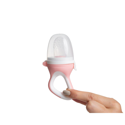 Babyjem Si̇li̇kon Uçlu Meyve Sebze Emziği̇ Pembe