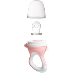 Babyjem Si̇li̇kon Uçlu Meyve Sebze Emziği̇ Pembe