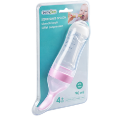 Babyjem Sıkmalı Kaşık Pembe