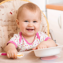 Babyjem Tabak Bardak Vakumu Pembe