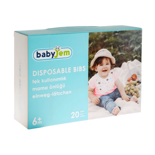 Babyjem Tek Kullanımlık Mama Önlüğü 20’li