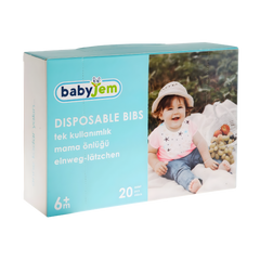 Babyjem Tek Kullanımlık Mama Önlüğü 20’li