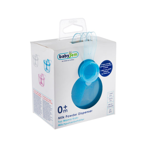 Babyjem Toz Mama Kabı Mavi