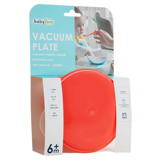 Babyjem Vakumlu Mama Tabağı Pembe