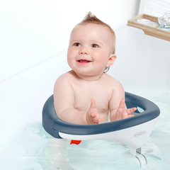 Babyjem Yandan Açılır Banyo Mama Oturağı İndigo Mavi