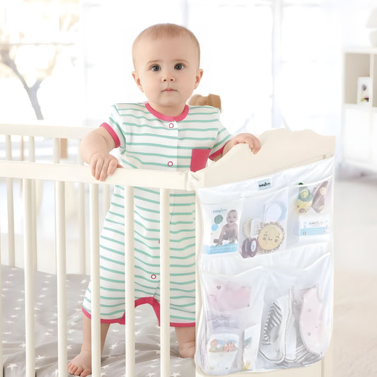 Babyjem Yatak Başı Organizer Beyaz