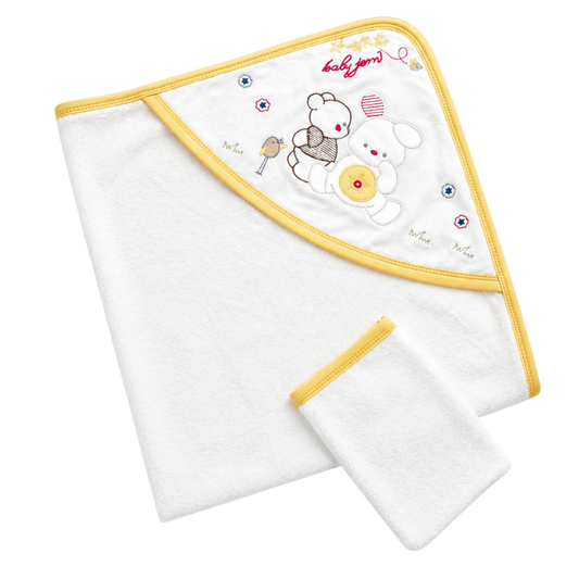 Babyjem Bip Bip’li Yenidoğan Banyo Havlusu Sarı