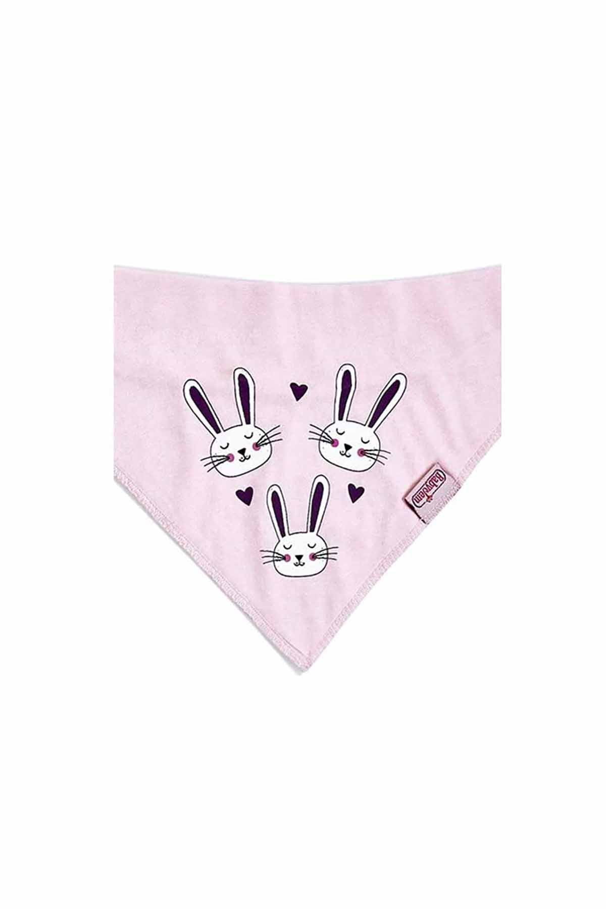 Babyjem Yeni̇ Penye Fular Önlük Pembe