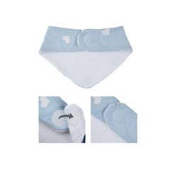Babyjem Yenidoğan Fular Önlük Mavi̇