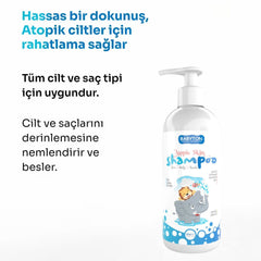 Babyton Atopik Çok Kuru ve Hassas Ciltler İçin Saç ve Vücut Şampuanı 400ml