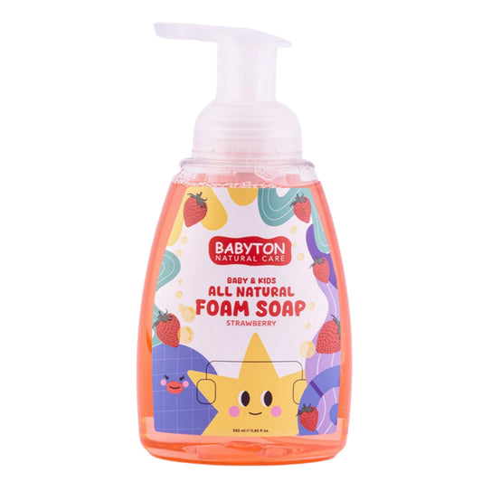 Babyton Bebek ve Çocuklar İçin Doğal Köpük Sabun Çilek 350ml