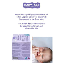 Babyton Bebekler İçin Diş Ve Damak Temizleme Mendili 15gr