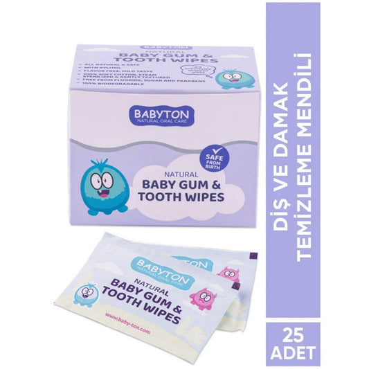 Babyton Bebekler İçin Diş Ve Damak Temizleme Mendili 15gr