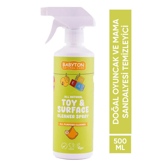 Babyton Doğal Oyuncak ve Mama Sandalyesi Temizleyici Sprey 500ml