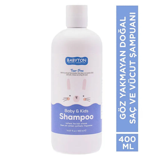 Babyton Göz Yakmayan Doğal Bebek ve Çocuk Şampuanı 400ml