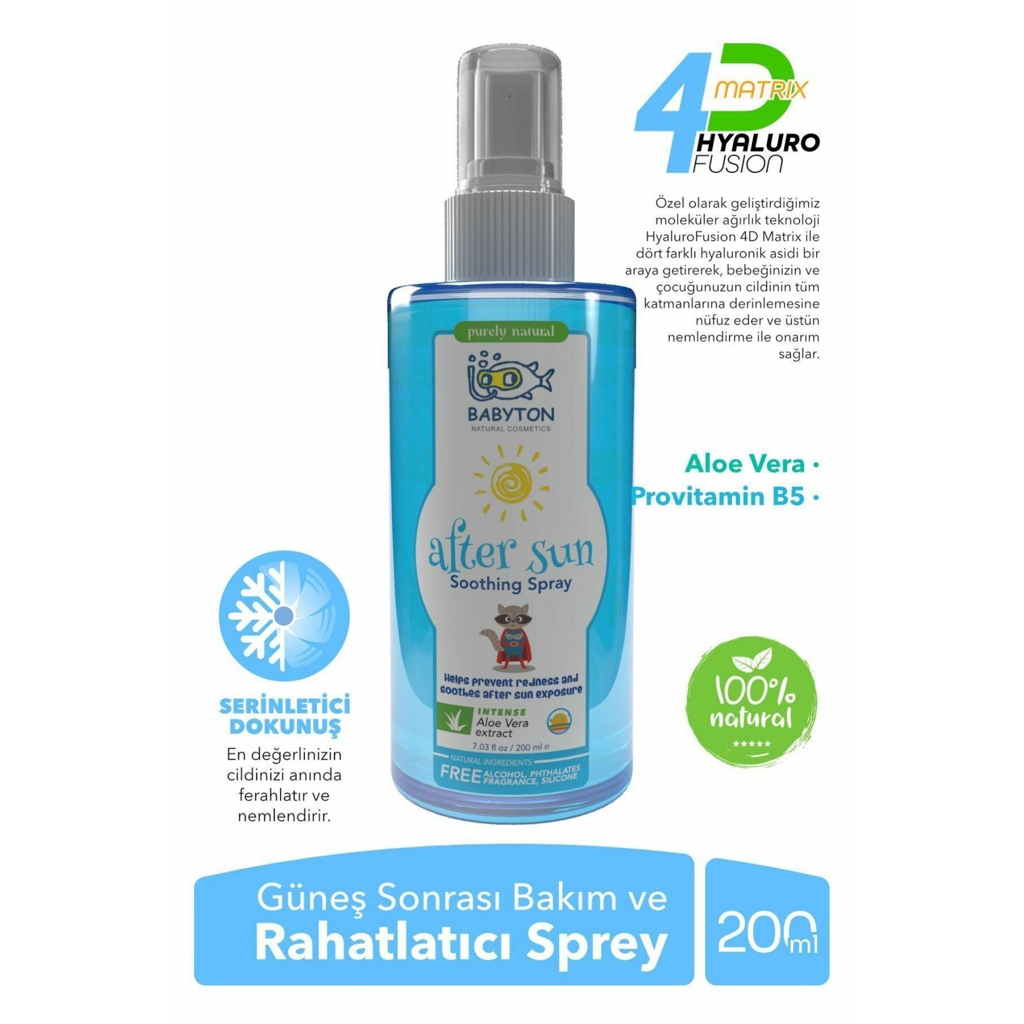 Babyton Güneş Sonrası Sprey 200ml