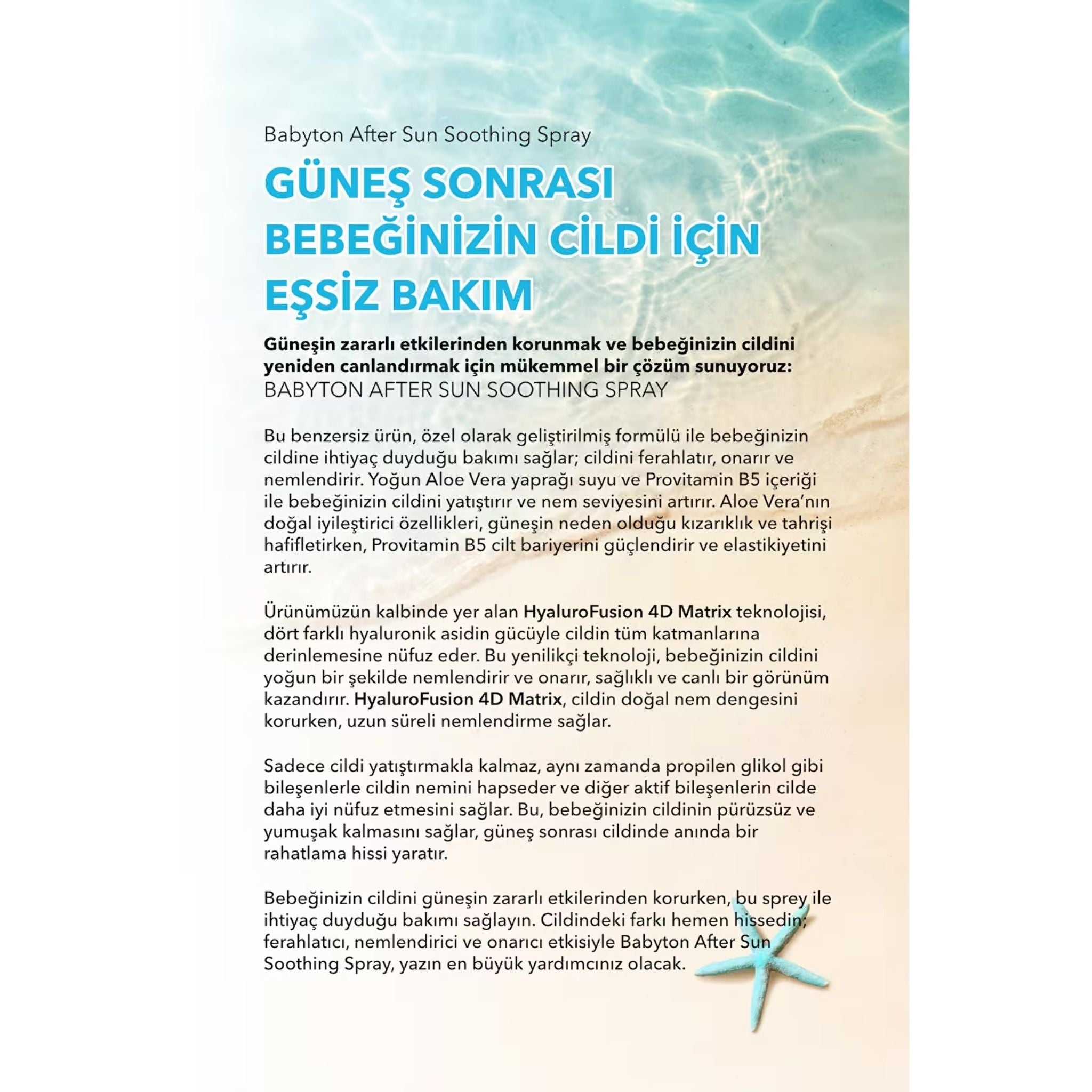 Babyton Güneş Sonrası Sprey 200ml