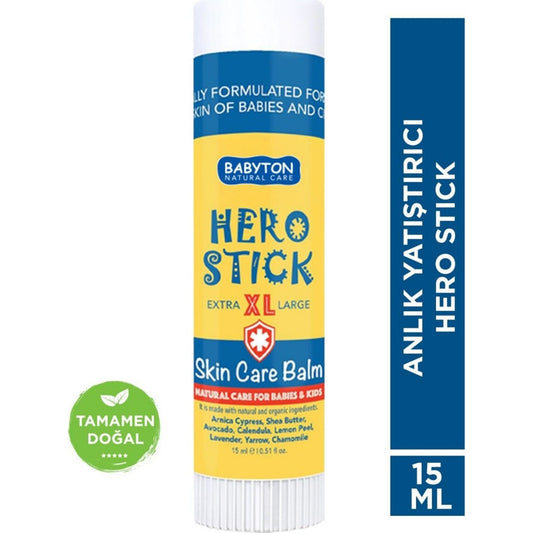 Babyton Hero Stick XL Anlık Yatıştırıcı Doğal Stick