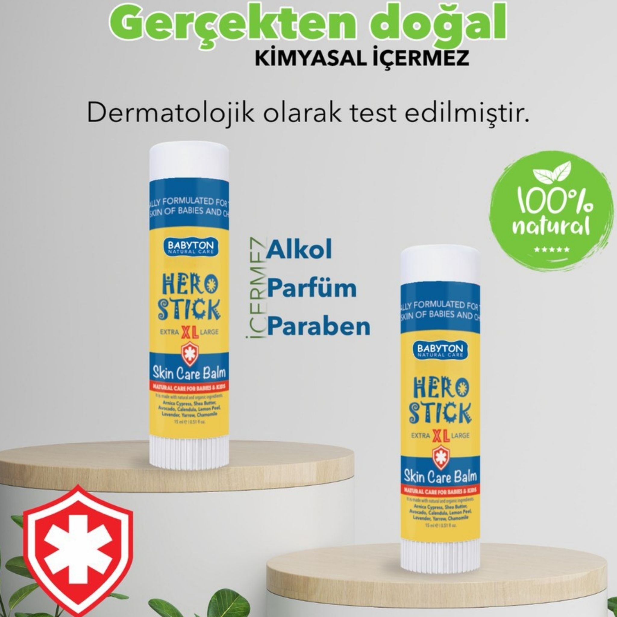 Babyton Hero Stick XL Anlık Yatıştırıcı Doğal Stick