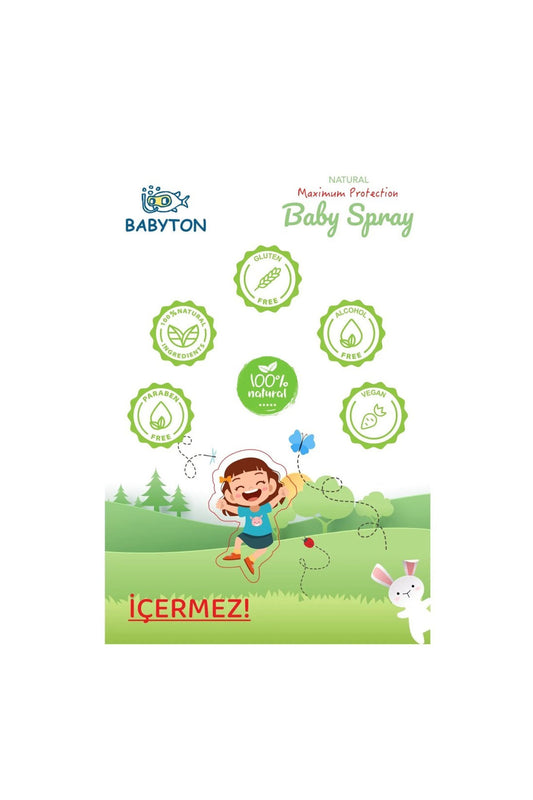 Babyton Organik Ve Doğal İçerikli Vücut Koruyucu Sprey
