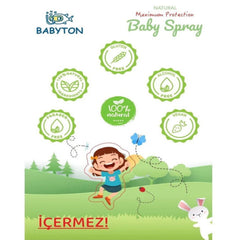 Babyton Organik Ve Doğal İçerikli Vücut Koruyucu Sprey