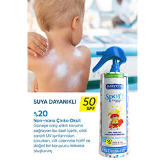 Babyton Suya Dayanıklı Güneş Koruyucu Sprey 50 SPF