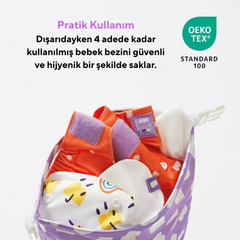 Bambino Mio Su Geçirmez Bebek Bezi Taşıma Çantası Wet Bag Bold