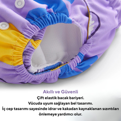 Bambino Mio Yıkanabilir Bebek Bezi 0-54 Ay Roar