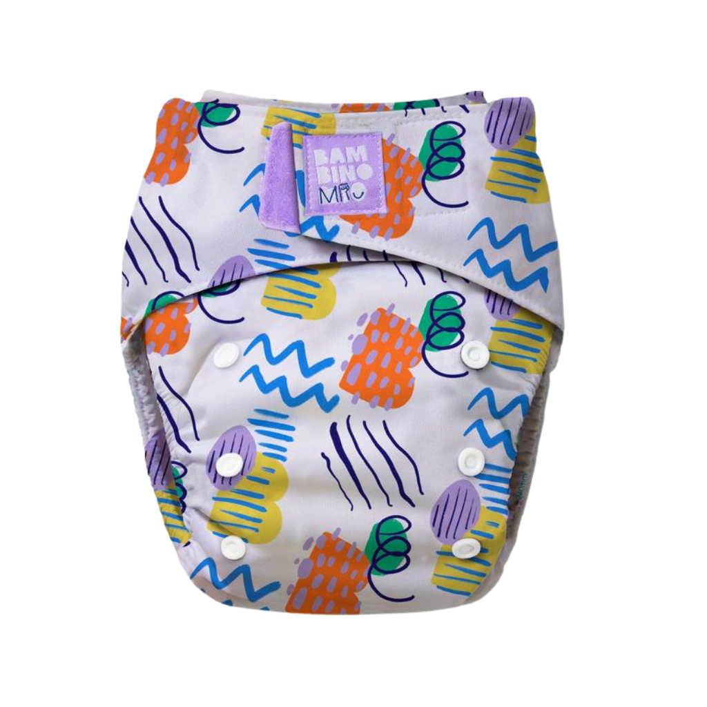 Bambino Mio Yıkanabilir Bebek Bezi 0-54 Ay Scribble