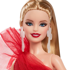 Barbie 2024 Mutlu Yıllar Bebeği Sarışın Mattel HRM61