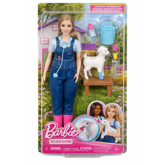 Barbie 65. Yıl Deluxe Kariyer Bebekleri Veteriner Seti HRG42