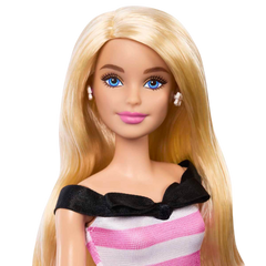 Barbie 65.Yıl Özel Pembe Elbiseli Bebek HTH66