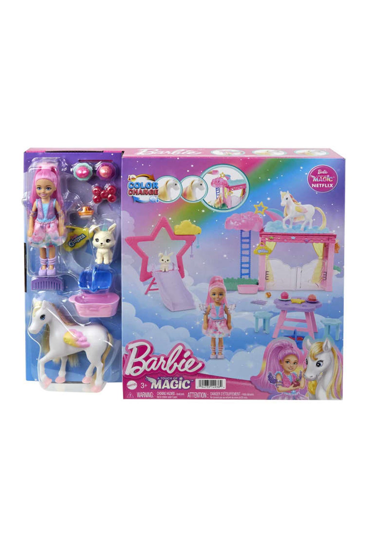 Barbie A Touch Of Magic Chelsea ve Pegasus Oyun Seti