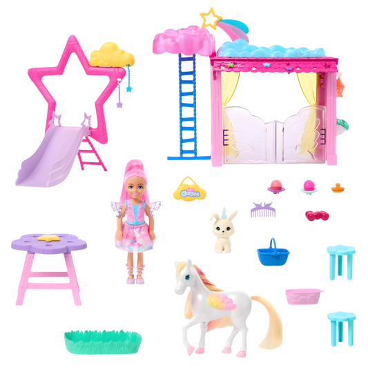 Barbie A Touch Of Magic Chelsea ve Pegasus Oyun Seti HNT67