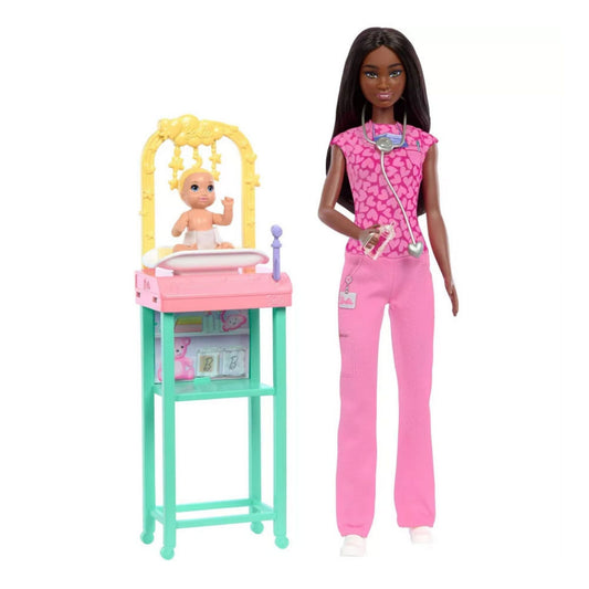 Barbie Bakım Temalı Kariyer Oyun Setleri