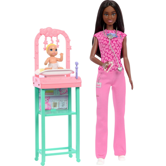 Barbie Bakım Temalı Kariyer Oyun Setleri Doktor Barbie JCR73