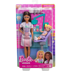 Barbie Bakım Temalı Kariyer Oyun Setleri Dişçi Bebek JCR75