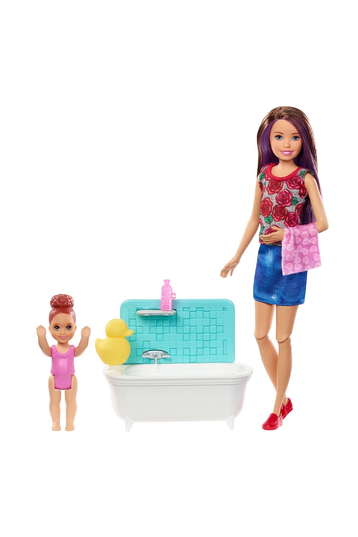 Barbie Bebek Bakıcısı Bebeği ve Aksesuarları Oyun Setleri FXH05