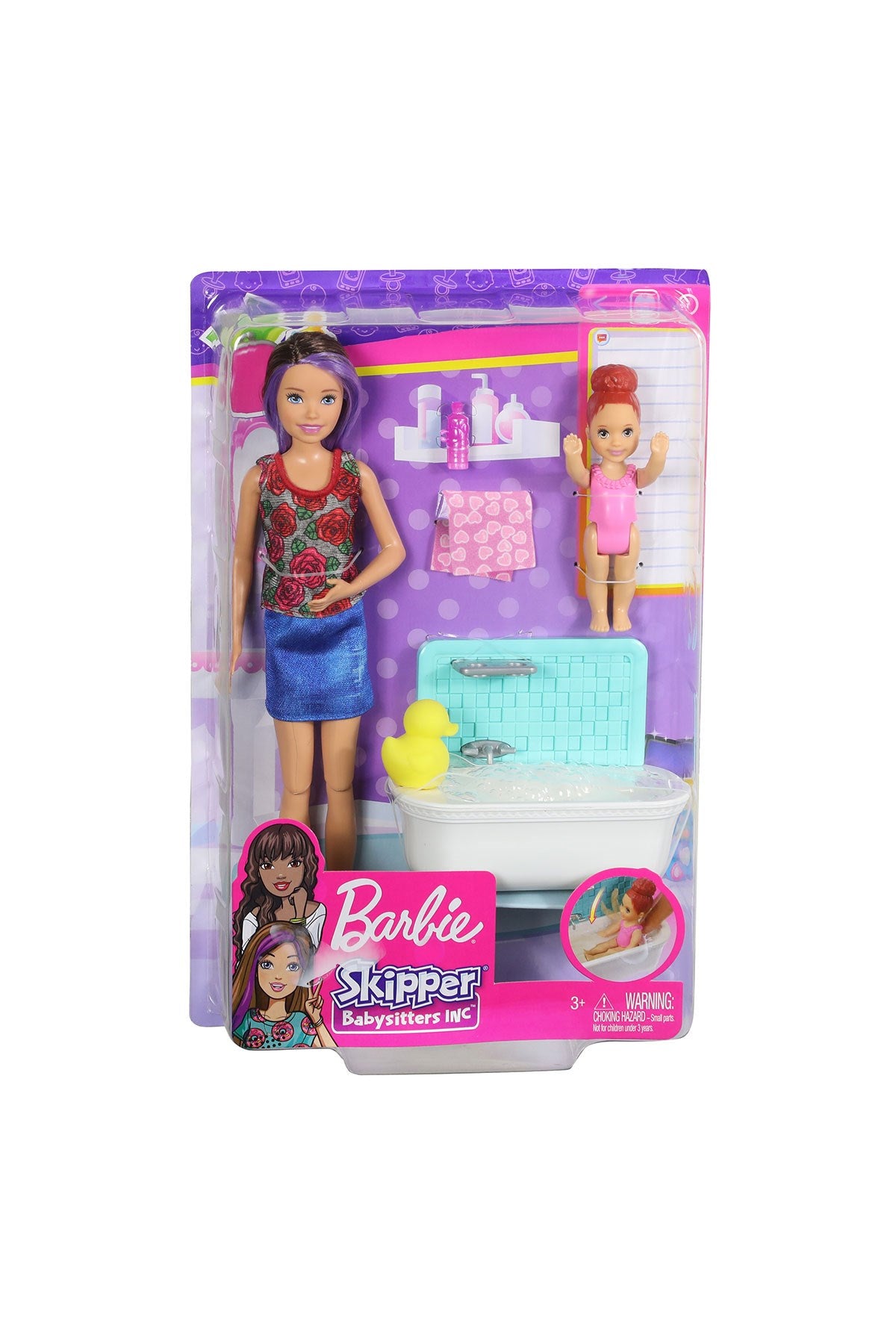 Barbie Bebek Bakıcısı Bebeği ve Aksesuarları Oyun Setleri FXH05