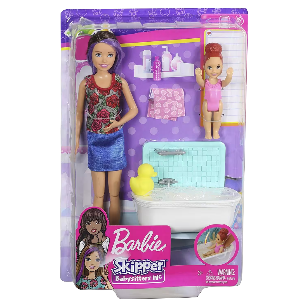 Barbie Bebek Bakıcısı Bebeği ve Aksesuarları Oyun Setleri FXH05
