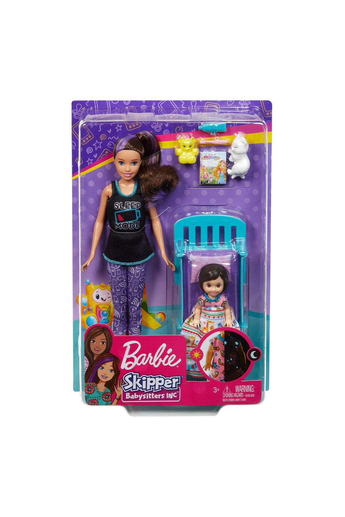 Barbie Bebek Bakıcısı Bebeği ve Aksesuarları Oyun Setleri GHV88