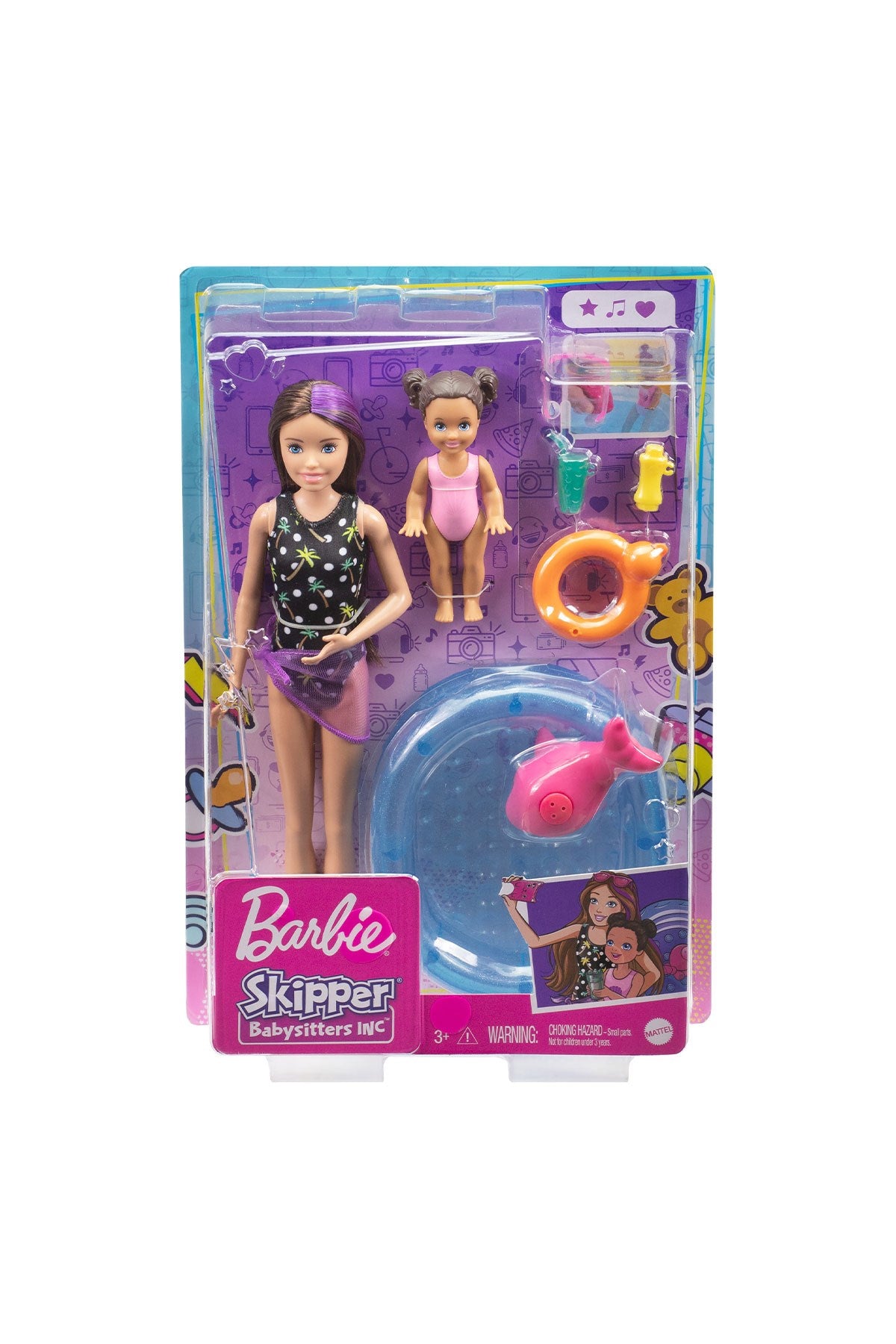 Barbie Bebek Bakıcısı Bebeği ve Aksesuarları Oyun Setleri GRP39