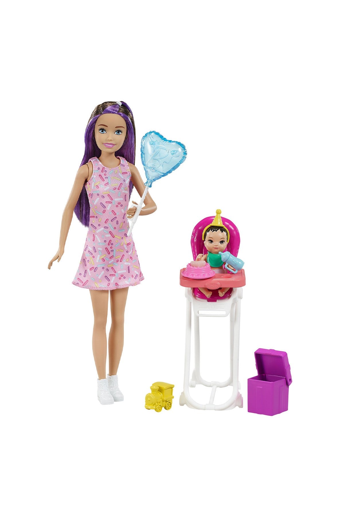 Barbie Bebek Bakıcısı Bebeği ve Aksesuarları Oyun Setleri GRP40