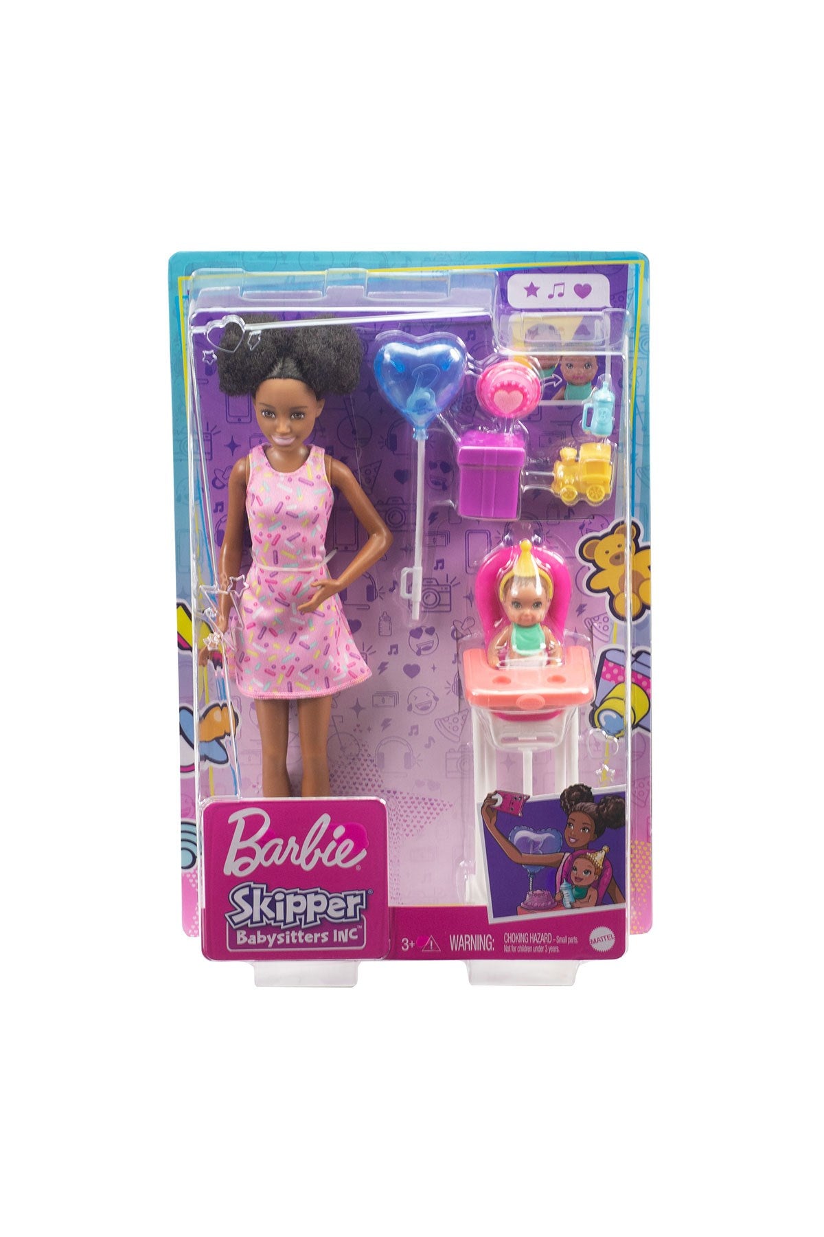 Barbie Bebek Bakıcısı Bebeği ve Aksesuarları Oyun Setleri GRP41