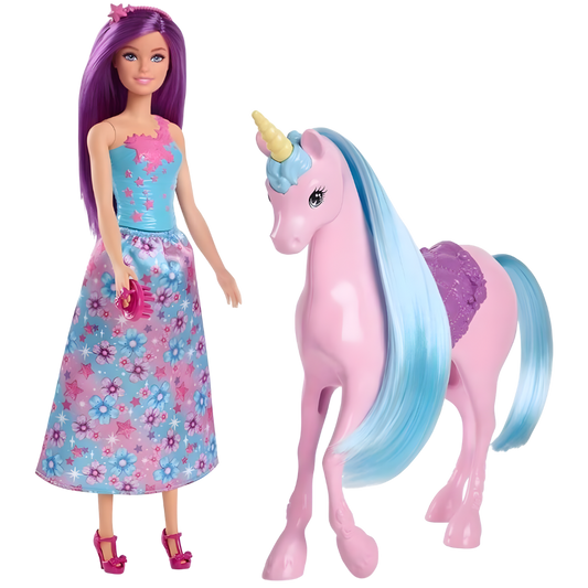 Barbie Bebek ve Tek Boynuzlu Atı HYT62