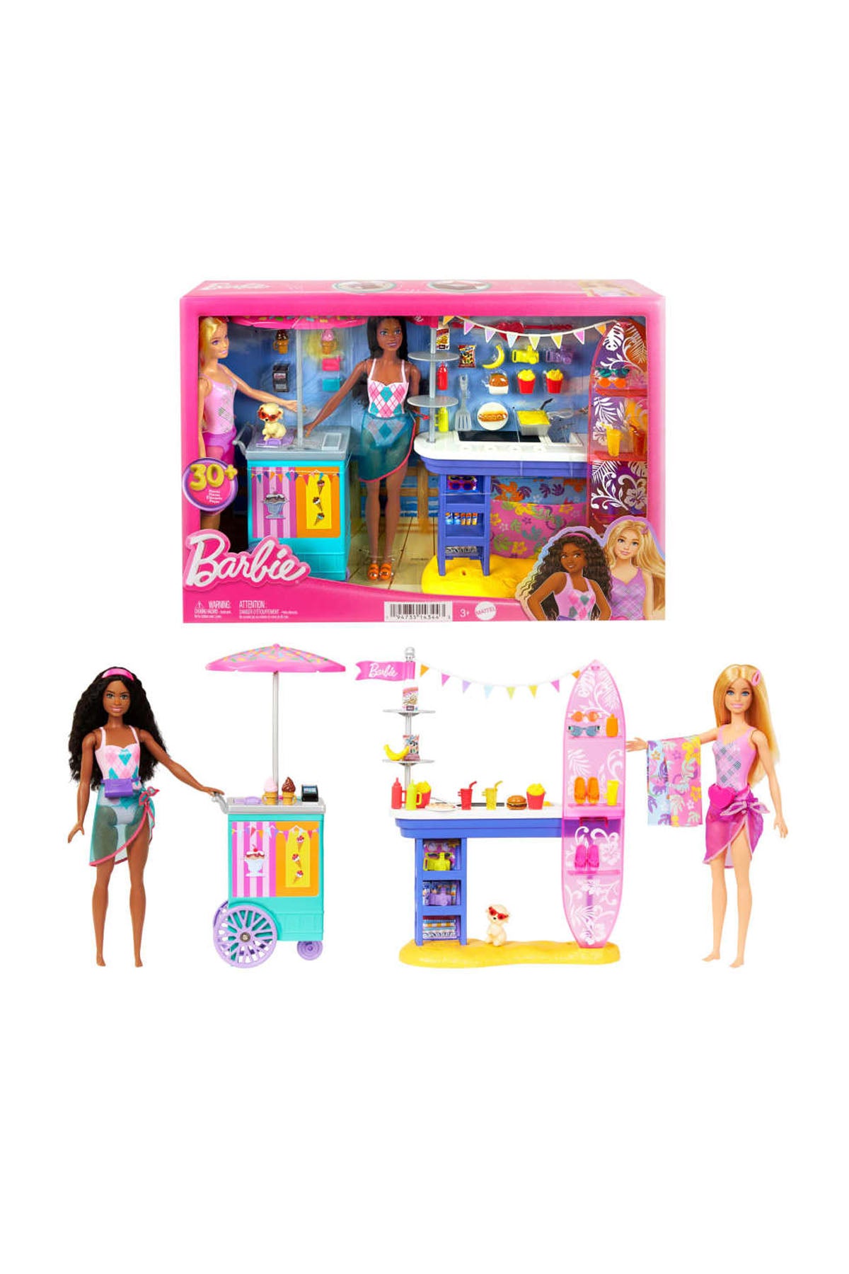 Barbie Brooklyn ve Malibu'nun Sahildeki Yiyecek Standı