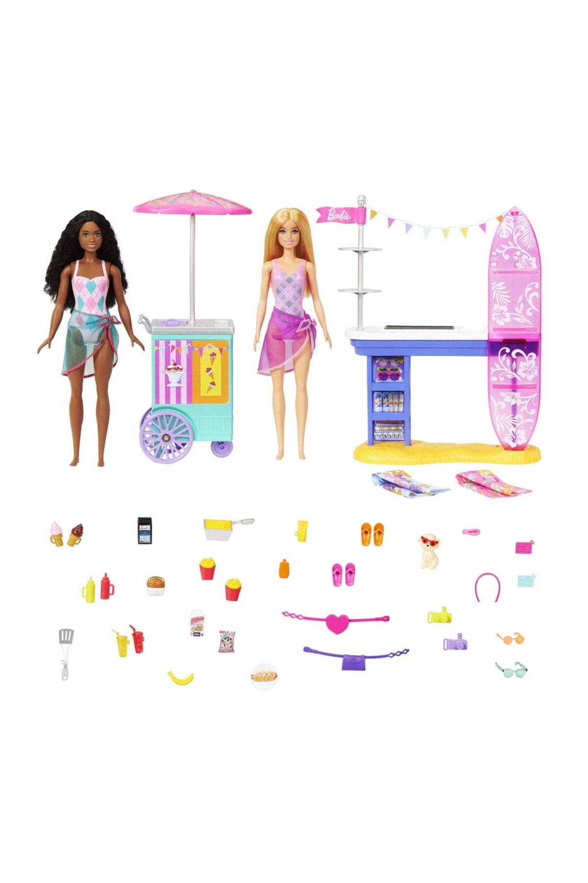 Barbie Brooklyn ve Malibu'nun Sahildeki Yiyecek Standı