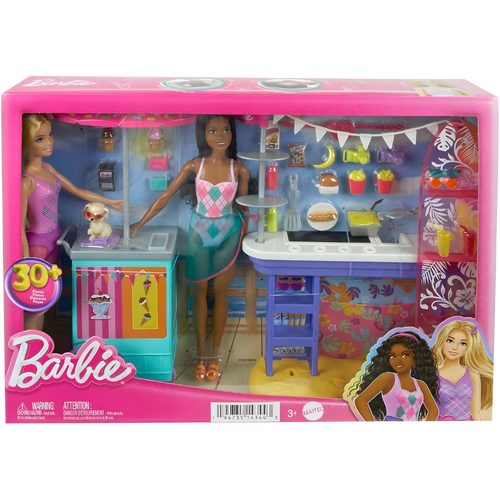 Barbie Brooklyn ve Malibu'nun Sahildeki Yiyecek Standı HNK99
